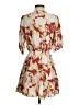 Kivari 100% Viscose Floral Tan Casual Dress Size S - photo 2