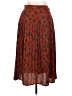 Kasper A.S.L. 100% Polyester Paisley Red Casual Skirt Size 10 (petite) - photo 1
