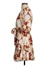 Kivari 100% Viscose Floral Tan Casual Dress Size S - photo 5
