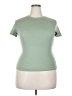 Pumiey Solid Green Active T-Shirt Size 2X - photo 1