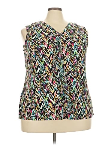 Roz & Ali Sleeveless Blouse (view 1)