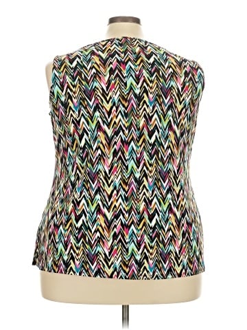 Roz & Ali Sleeveless Blouse (view 2)