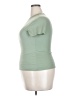 Pumiey Solid Green Active T-Shirt Size 2X - photo 5