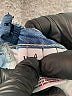 Hudson Jeans Hearts Blue Denim Shorts Size 4 - photo 4