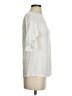 Kaari Blue 100% Viscose Ivory Short Sleeve Blouse Size S - photo 4