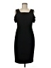 Calvin Klein Solid Black Cocktail Dress Size 8 - photo 1