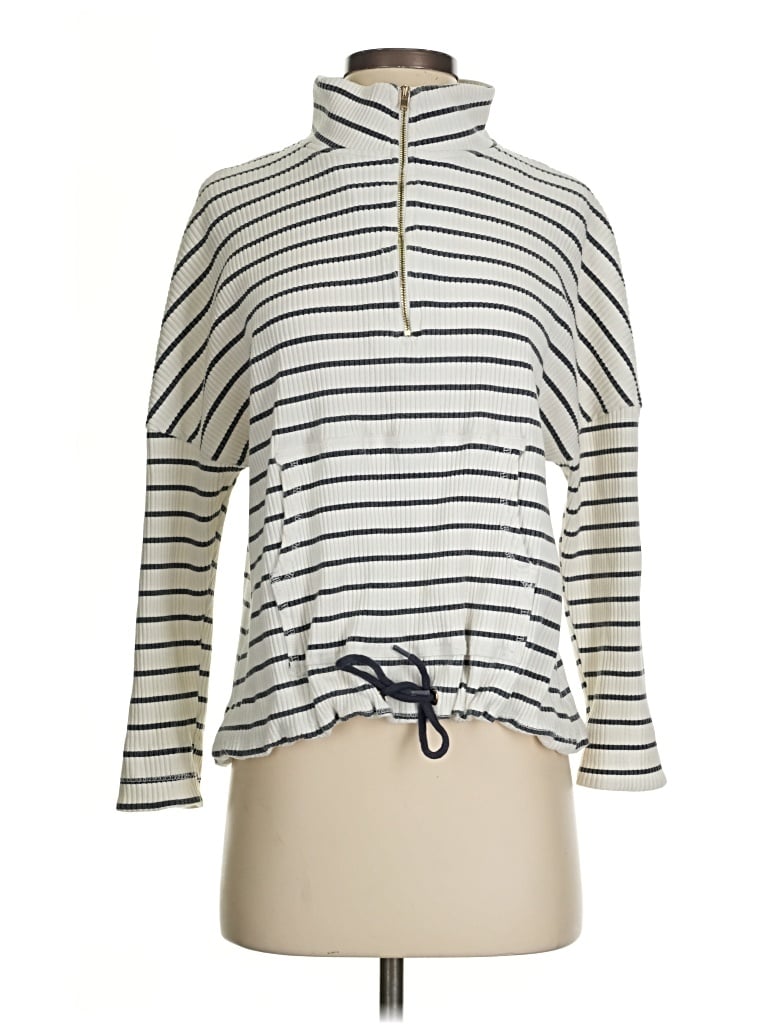 Pre-owned Pomander Place Pullover Sweater In Silver