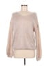 Alya 100% Acrylic Metallic Tan Pullover Sweater Size M - photo 1
