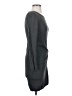 Max Studio Solid Gray Casual Dress Size XS - photo 4