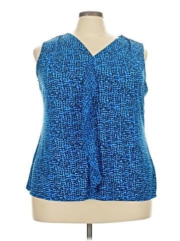 Roz & Ali Sleeveless Blouse (view 1)