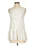 Esley Chevron-herringbone Ivory Sleeveless Blouse Size S - photo 1