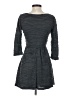 THREE PINK HEARTS Chevron-herringbone Gray Casual Dress Size S - photo 2