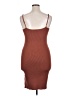 Unbranded Solid Brown Cocktail Dress Size 2X - photo 2