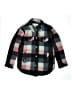 Treasure & Bond 100% Polyester Plaid Black Coat Size 10 - 12 - photo 1
