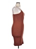 Unbranded Solid Brown Cocktail Dress Size 2X - photo 4