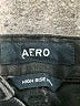 Aero Hearts Black Denim Shorts Size 10 - photo 3