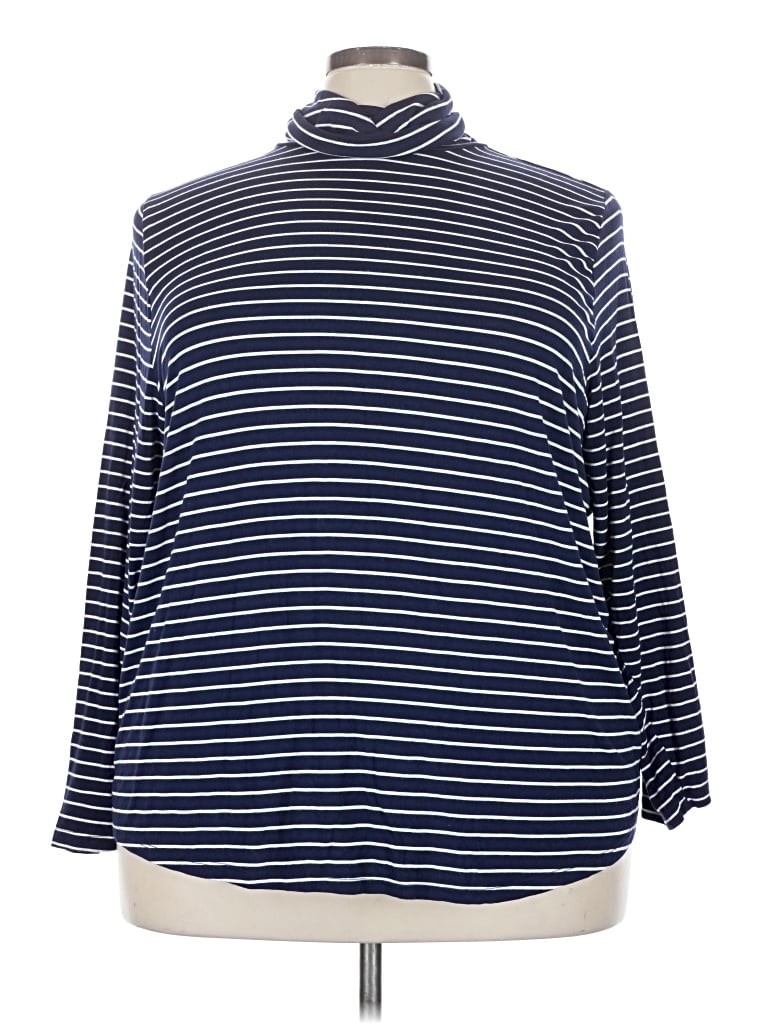 Pre-owned Dip Long Sleeve Turtleneck In Blue