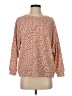 Lou & Grey Animal Print Brown Pullover Sweater Size XS - photo 1