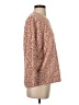 Lou & Grey Animal Print Brown Pullover Sweater Size XS - photo 4