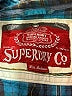 Superdry 100% Cotton Plaid Teal Blue Long Sleeve Button-Down Shirt Size M (youth) - photo 3