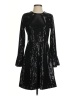 Scoop 100% Polyester Black Cocktail Dress Size S - photo 1