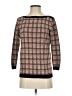 Ann Taylor Factory 100% Cotton Plaid Brown Pullover Sweater Size S - photo 1