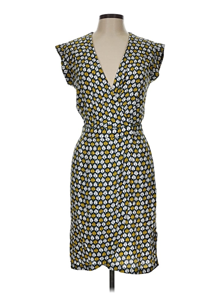 Pre-owned H&m Cocktail Dress In Yellow