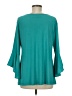 Women With Control Teal 3/4 Sleeve Top Size M (petite) - photo 2