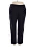 George Solid Black Active Pants Size 3X - photo 1