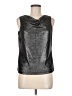 Laura Ashley Metallic Silver Sleeveless Blouse Size M (petite) - photo 1