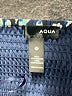 Aqua 100% Polyester Print Blue Casual Skirt Size M - photo 4