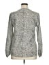 Blooming Jelly 100% Polyester Animal Print Silver Long Sleeve Blouse Size XL - photo 2