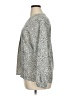Blooming Jelly 100% Polyester Animal Print Silver Long Sleeve Blouse Size XL - photo 5