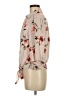 Lumiere 100% Polyester Floral Tan 3/4 Sleeve Blouse Size S - photo 5
