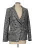 White House Black Market Houndstooth Gray Blazer Size 12 - photo 1