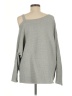 Shein 100% Acrylic Silver Pullover Sweater Size M - photo 2