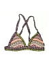 Unbranded Print Yellow Swimsuit Top Size XS - photo 1