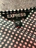 Express Outlet Polka Dots Black Short Sleeve Top Size M - photo 7