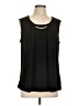 JM Collection Black Sleeveless Blouse Size L - photo 1