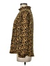J.Crew 100% Polyester Animal Print Gold Long Sleeve Blouse Size M - photo 5