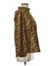 J.Crew 100% Polyester Animal Print Gold Long Sleeve Blouse Size M - photo 4
