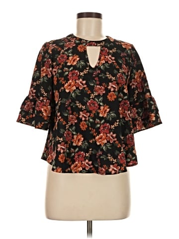 Urban Romantics 3/4 Sleeve Blouse (view 1)