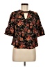 Urban Romantics Black 3/4 Sleeve Blouse Size S - photo 1