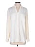 Talbots Color Block Ivory Long Sleeve Blouse Size M - photo 1