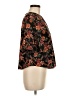Urban Romantics Black 3/4 Sleeve Blouse Size S - photo 4