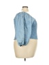 Forever 21 Plus Blue 3/4 Sleeve Blouse Size 3X - photo 4