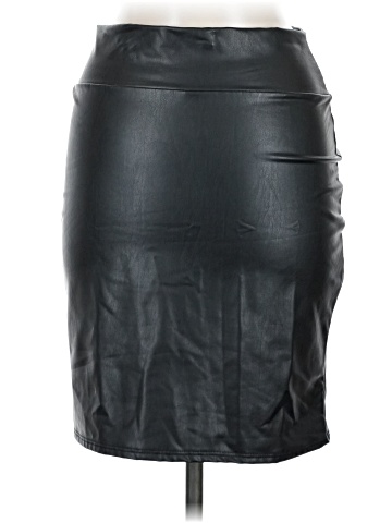 Sweet Faux Leather Skirt (view 2)