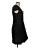 Genny Black Cocktail Dress Size 4 - photo 4