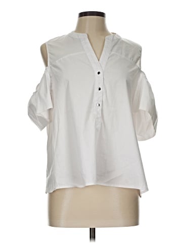 Ivanka Trump Sleeveless Button-Down Shirt (view 1)