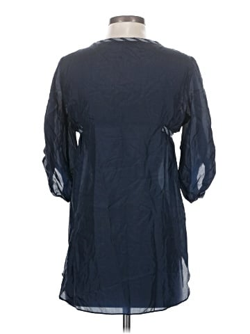 Sunner 3/4 Sleeve Silk Top (view 2)